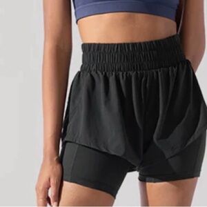Popflex Black Midi Supershort Size Medium
